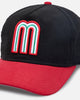 New Era Mexico National Baseball Team 'Mexican Cord Golfer' Corduroy Golfer Snapback Black/Red