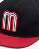 New Era Mexico National Baseball Team 'Mexican Cord Golfer' Corduroy Golfer Snapback Black/Red
