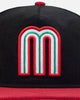 New Era Mexico National Baseball Team 'Mexican Cord Golfer' Corduroy Golfer Snapback Black/Red