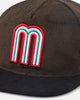 New Era Mexico National Baseball Team 'Mexican Cord Golfer' Corduroy Golfer Snapback Brown/Black