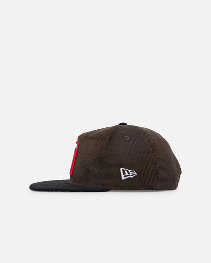 New Era Mexico National Baseball Team 'Mexican Cord Golfer' Corduroy Golfer Snapback Brown/Black