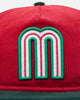 New Era Mexico National Baseball Team 'Mexican Cord Golfer' Corduroy Golfer Snapback Red/Green