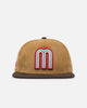New Era Mexico National Baseball Team 'Mexican Cord Golfer' Corduroy Golfer Snapback Wheat