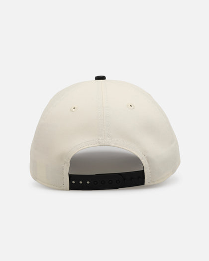 New Era Philadelphia Eagles 'Leather Visor' 9FORTY A-Frame Snapback Chrome White/Black