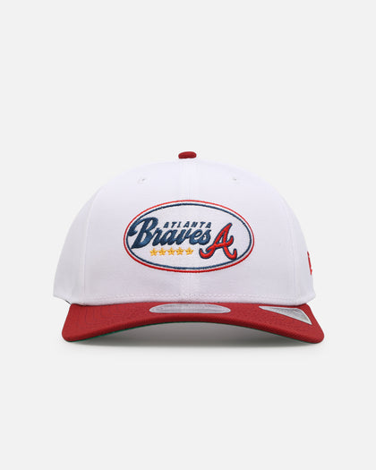 New Era Atlanta Braves "Independence Day" 9SEVENTY Snapback Chrome White