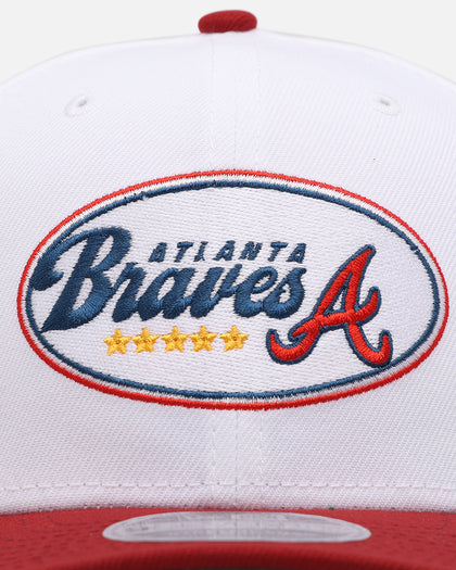 New Era Atlanta Braves "Independence Day" 9SEVENTY Snapback Chrome White