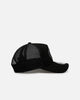 New Era San Francisco 49ers 'Cherub Trucker' 9FORTY A-Frame Trucker Snapback Black/White