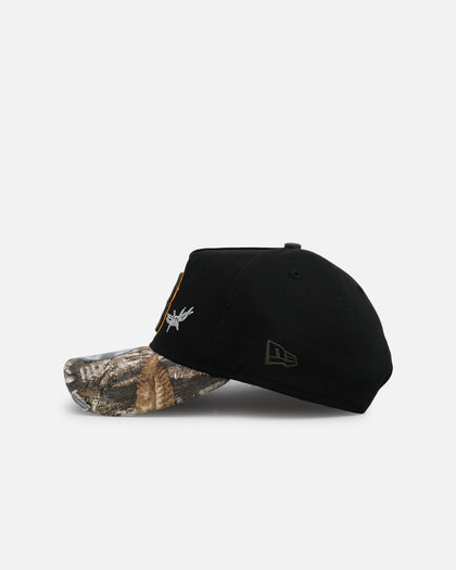 New Era Boston Red Sox 'Realtree Grit 2.0' 9FORTY A-Frame Snapback Black/Green/Orange