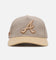 Pro Standard Atlanta Braves 'Gramercy' Pinch Front Strapback Taupe