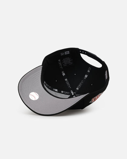 New Era San Francisco Giants 'Metallic Wordmark' 9FORTY A-Frame Snapback Black