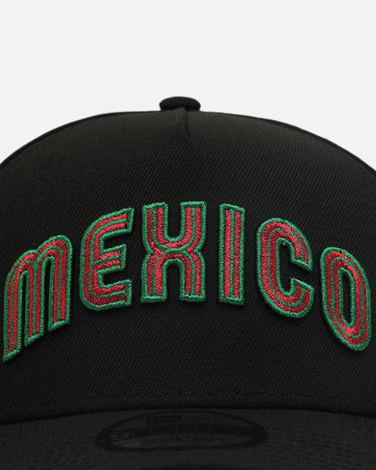 New Era Mexico National Baseball Team 'Metallic Wordmark' 9FORTY A-Frame Snapback Black