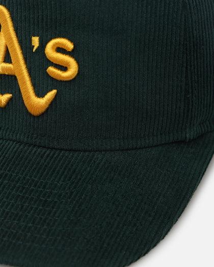 New Era Oakland Athletics 'Throwback Cord Golfers' Corduroy Golfer Snapback Green