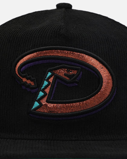 New Era Arizona Diamondbacks 'Throwback Cord Golfers' Corduroy Golfer Snapback Black