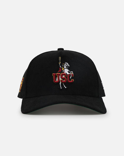 New Era University Of Southern California Trojans 'USC Pack' 9FORTY A-Frame Corduroy Snapback Black