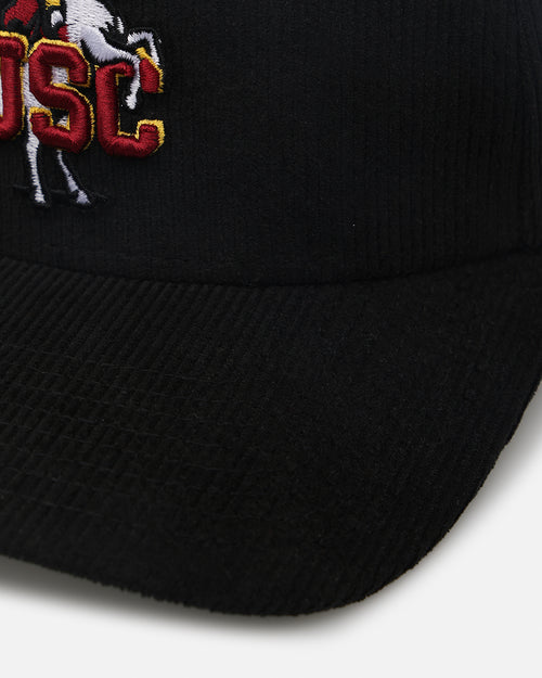 New Era University Of Southern California Trojans 'USC Pack' 9FORTY A-Frame Corduroy Snapback Black