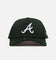 New Era Atlanta Braves 'Green Mesh' 9FORTY A-Frame Snapback Dark Green