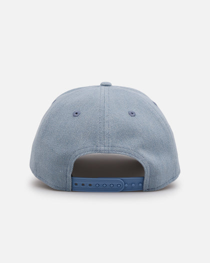 New Era Los Angeles Dodgers 'Distressed Denim' 9FORTY A-Frame Snapback Light Wash Denim