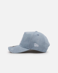 New Era Los Angeles Dodgers 'Distressed Denim' 9FORTY A-Frame Snapback Light Wash Denim