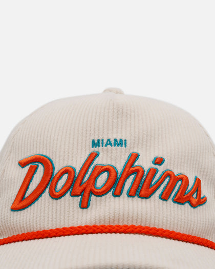 47 Brand Miami Dolphins 'Natural Script' Premium Hitch Corduroy Snapback Natural