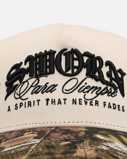 Sworn To Us Spirit Snapback Natural/Camo