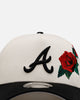 New Era Atlanta Braves 'Chrome Black Roses' 9FORTY A-Frame Snapback Chrome/Black