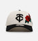 New Era Minnesota Twins 'Chrome Black Roses' 9FORTY A-Frame Snapback Chrome/Black