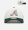 New Era Atlanta Braves 'Chrome Dark Green' 9FORTY A-Frame Snapback Chrome/Dark Green