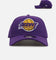 New Era Los Angeles Lakers 'Upside Down NBA' 9FORTY A-Frame Snapback Purple