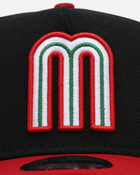 New Era Mexico National Baseball Team 'Mexico Variety Pack' 9FORTY A-Frame Snapback Black/Red