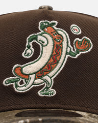 New Era Los Angeles Dodgers 'Great Outdoors' 9FORTY A-Frame Snapback Brown/Camo