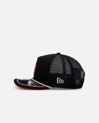 New Era Boston Red Sox 'Spring Injection' 9FIFTY A-Frame Trucker Snapback Navy