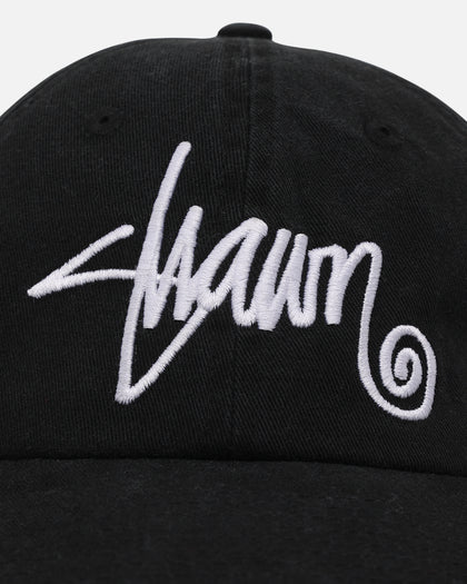 S Double Shawn Script Strapback Black