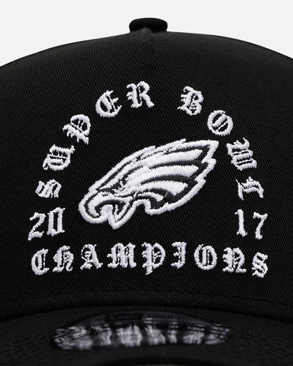 New Era Philadelphia Eagles 'Gothic Arch 2.0' 9FORTY A-Frame Snapback Black/White