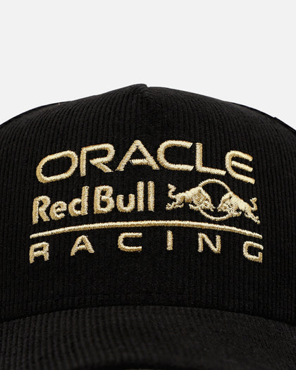 New Era Red Bull Racing 'Red Bull' 9FORTY A-Frame Corduroy Snapback Black/Gold