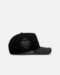New Era Houston Astros 'Stealth' 9FORTY A-Frame Snapback Black/Charcoal