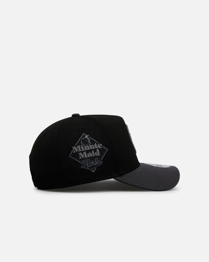 New Era Houston Astros 'Stealth' 9FORTY A-Frame Snapback Black/Charcoal