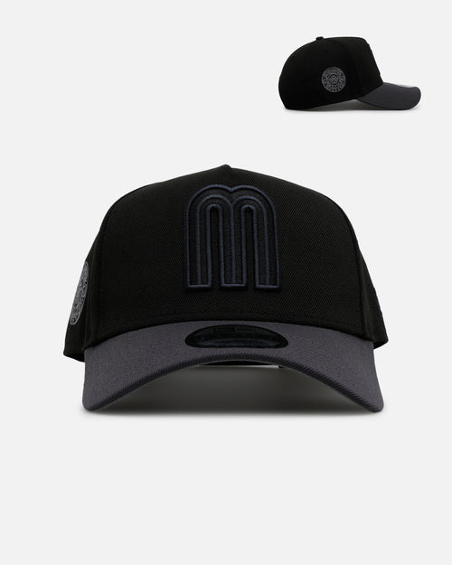 New Era Mexico National Baseball Team 'Stealth' 9FORTY A-Frame Snapback Black/Charcoal