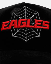 New Era Philadelphia Eagles 'Spider Web' 9FORTY A-Frame Snapback Black/Red