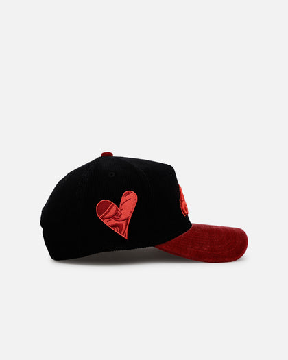 New Era Philadelphia Eagles 'Velvet Cord Certified Lover' 9FORTY A-Frame Premium Corduroy Snapback Black