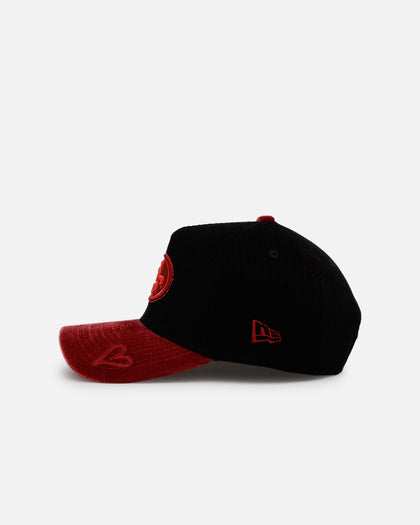 New Era San Francisco 49ers 'Velvet Cord Certified Lover' 9FORTY A-Frame Premium Corduroy Snapback Black