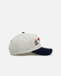 New Era New England Patriots 'Super Bowl Logos' 9FORTY A-Frame Snapback Chrome