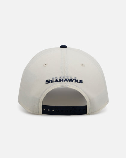New Era Seattle Seahawks 'Super Bowl Logos' 9FORTY A-Frame Snapback Chrome