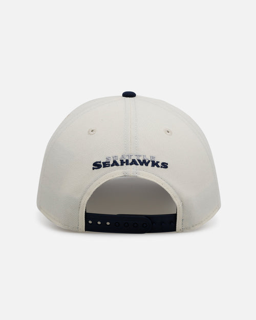 New Era Seattle Seahawks 'Super Bowl Logos' 9FORTY A-Frame Snapback Chrome