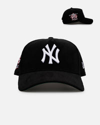 New Era New York Yankees 'Black Cord' 9FORTY A-Frame Corduroy Snapback Black