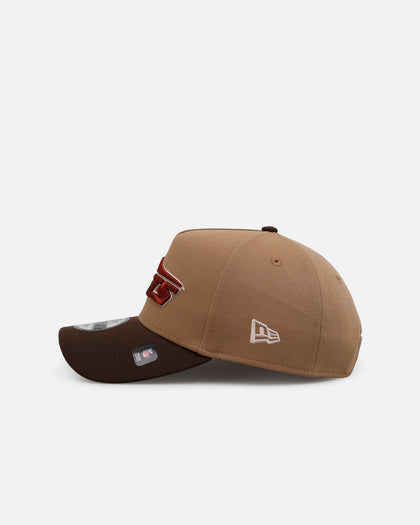 New Era New York Jets 'Thanksgiving Football' 9FORTY A-Frame Snapback Khaki