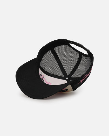 Ed Hardy Dragon Trucker Snapback Black/White