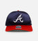 47 Brand Atlanta Braves 'Silky Way' 47 Hitch Snapback Navy/Red
