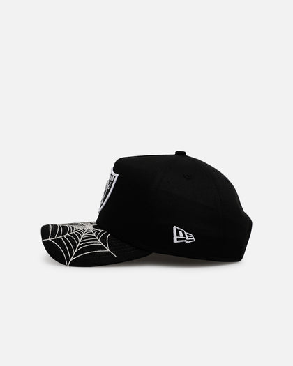 New Era Las Vegas Raiders 'Spider Web Visor' 9FORTY A-Frame Snapback Black