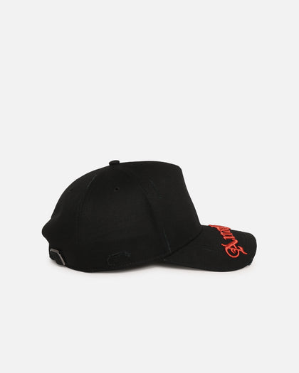 47 Brand Anaheim Ducks 'Destruct Gothic Visor' 47 Offside Strapback Black/Black