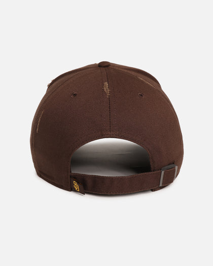 47 Brand San Diego Padres 'Destruct Gothic Visor' 47 Offside Strapback Brown/Brown
